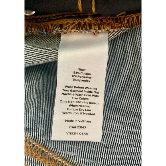 Talbots Women's Slim Ankle Jeans Dark Wash Denim Size 12 EUC - Picture 6 of 9